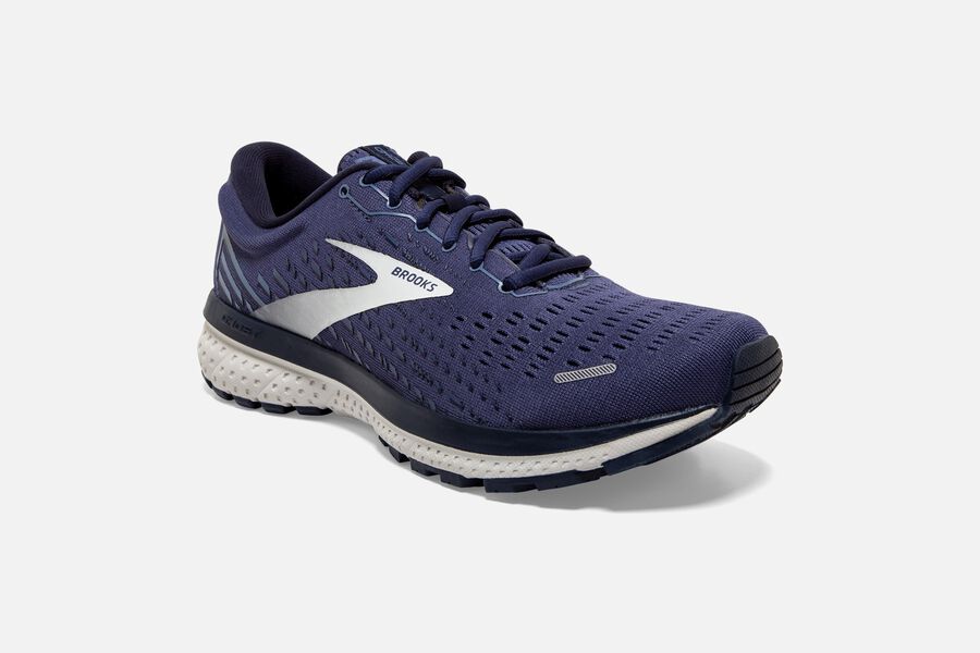 Brooks Ghost 13 Road Löparskor Herr - Marinblå/Silver - 1804-ZSMAQ